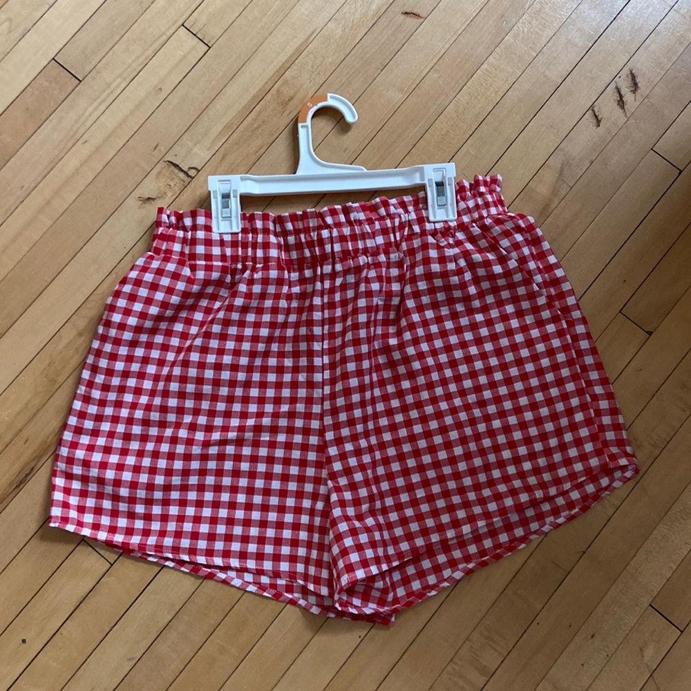 Gingham shorts